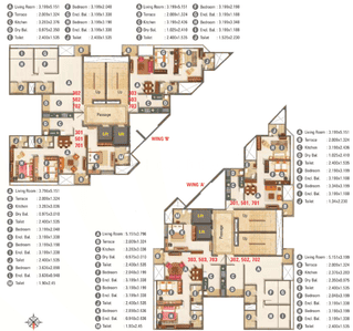Project Image of 638.3 - 981.67 Sq.ft 2 BHK Apartment for buy in Kumar Palmspring Towers