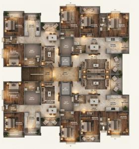 Project Image of 1206.0 - 1702.0 Sq.ft 2 BHK Apartment for buy in Shiv Sudha Lifestyle