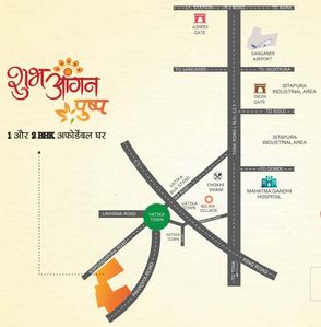 Project Image of 325.0 - 550.0 Sq.ft 1 BHK Apartment for buy in Shree Ram Shubh Aangan Pushp