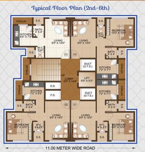 Project Image of 193.21 - 1665.72 Sq.ft 1 RK Apartment for buy in Saras Residency