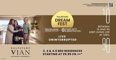 Project Image of 1292.0 - 2688.0 Sq.ft 3 BHK Apartment for buy in Kalpataru Vian