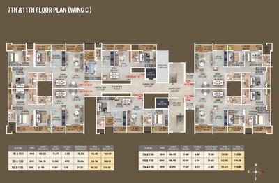 Project Image of 1144.0 - 1852.0 Sq.ft 2 BHK Apartment for buy in Sky 140 Winter Tower