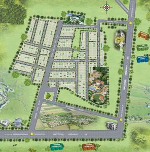 Hasini Glorious Gardens Plot Layout Plan 1