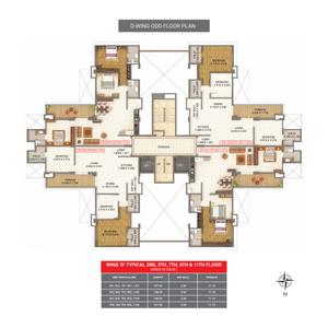 Project Image of 753.47 - 1189.41 Sq.ft 2 BHK Apartment for buy in Kumar Peninsula D