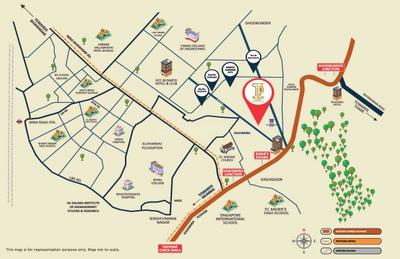 Project Image of 551.97 - 1278.21 Sq.ft 2 BHK Apartment for buy in JP The Palace Tower A