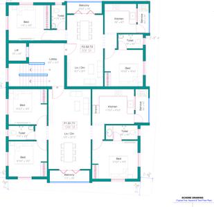 Chenthur Sathya Sai Nagar Chenthur Sathya Sai Nagar Cluster Plan from 1st to 3rd Floor 1