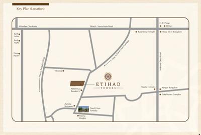 Project Image of 621.08 - 729.58 Sq.ft 2 BHK Apartment for buy in Grey Etihad Towers Phase 2