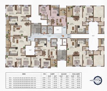 Project Image of 688.0 - 856.0 Sq.ft 2 BHK Apartment for buy in Sai Asspire