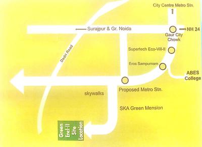 M K Green Enclave 2 Images for locationPlan 1