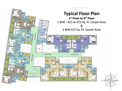 Project Image of 267.27 - 567.47 Sq.ft 1 RK Apartment for buy in RK Pre Eminence