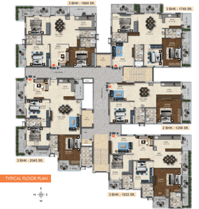 Project Image of 1151.0 - 2045.0 Sq.ft 2 BHK Apartment for buy in Hima Sai Heights