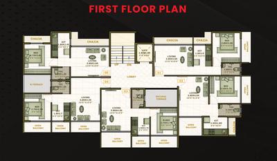 Project Image of 670.0 - 726.0 Sq.ft 1 BHK Apartment for buy in Pragati P D One