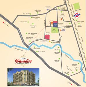 Project Image of 266.51 - 381.8 Sq.ft 1 RK Apartment for buy in Leena Paradise