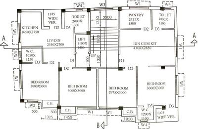Aryan Angel Block 1 Cluster Plan From 1st To 3rd Floor 1