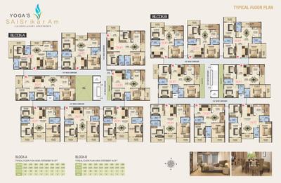Project Image of 1133.0 - 1576.0 Sq.ft 2 BHK Apartment for buy in Yoga Sai Srikaram