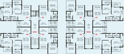 Project Image of 630.0 - 944.0 Sq.ft 1 BHK Apartment for buy in Chandra Marigold Floresta