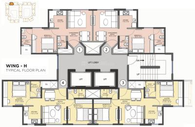 Project Image of 347.0 - 510.0 Sq.ft 1 BHK Apartment for buy in Omkar Lawns And Beyond