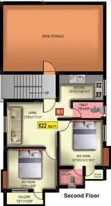 Project Image of 506.0 - 1090.0 Sq.ft 1 BHK Apartment for buy in VGK Blue Bell