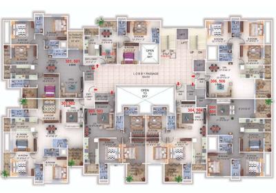 Project Image of 1005.56 - 1094.15 Sq.ft 2 BHK Apartment for buy in Mahadev Galaxy
