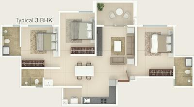 Project Image of 551.0 - 1019.0 Sq.ft 2 BHK Apartment for buy in Rohan Madhuban II Wings D E