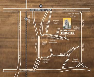 Project Image of 0.0 - 962.94 Sq.ft 3 BHK Apartment for buy in New India Heights