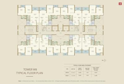 Project Image of 600.41 - 1875.0 Sq.ft 2 BHK Apartment for buy in Bramha The Collection