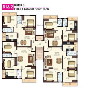 Project Image of 535.0 - 1378.0 Sq.ft 1 BHK Apartment for buy in Colorhomes Florencia