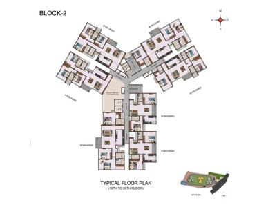 Project Image of 1307.0 - 2581.0 Sq.ft 2 BHK Apartment for buy in Casagrand Aquagrove
