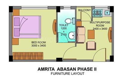 Project Image of 466.0 - 932.0 Sq.ft 1 BHK Apartment for buy in BGA Amrita Abashan 2