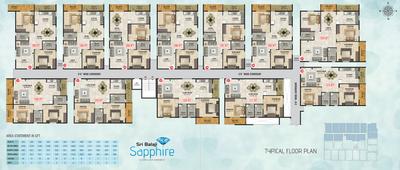 Project Image of 792.0 - 1260.0 Sq.ft 2 BHK Apartment for buy in Sri Balaji Sapphire
