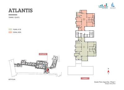 Project Image of 1050.0 - 4178.0 Sq.ft 2 BHK Apartment for buy in Saakaar Aqua City