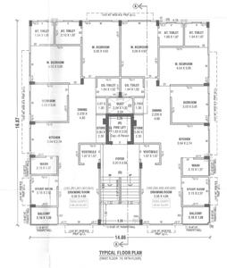 Project Image of 1063.9 - 1079.4 Sq.ft 3.5 BHK Apartment for buy in Jalaram Paarijat Harmony