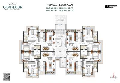 Project Image of 789.96 - 799.97 Sq.ft 2 BHK Apartment for buy in Platinum Grandeur