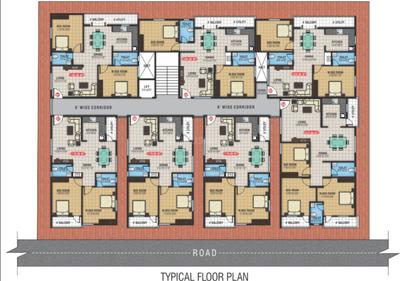 Project Image of 1170.0 - 1575.0 Sq.ft 2 BHK Apartment for buy in Parthu Hallmark