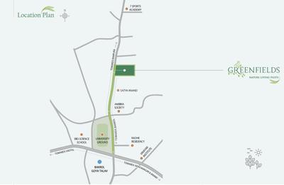 Project Image of 1402.86 - 3027.24 Sq.ft Residential Plot Plot for buy in Greenfields Greenfields