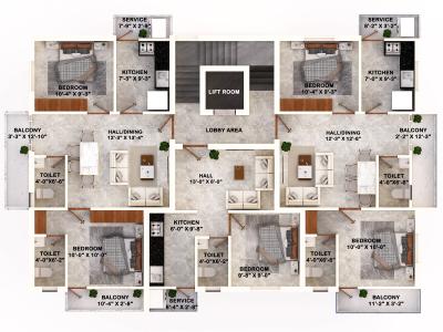 Project Image of 464.0 - 1129.0 Sq.ft 1 BHK Apartment for buy in LD Mayura