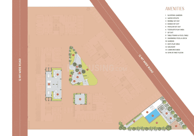Project Image of 0.0 - 968.0 Sq.ft 3 BHK Apartment for buy in Satyamev Vista II