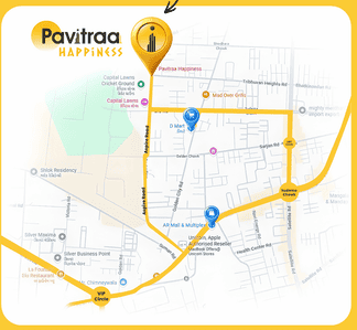 Project Image of 616.56 - 813.64 Sq.ft 2 BHK Apartment for buy in Pavitraa Happiness