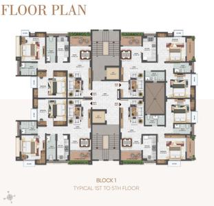 Project Image of 1230.0 - 2024.0 Sq.ft 3 BHK Apartment for buy in Gulmohar