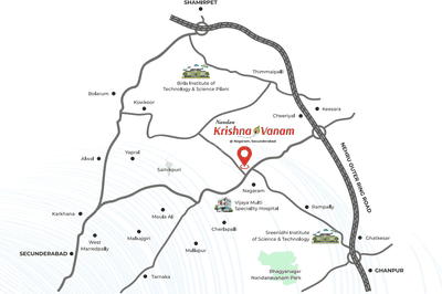 Project Image of 1335.0 - 1785.0 Sq.ft 2 BHK Apartment for buy in Sree Nandan Krishna Vanam