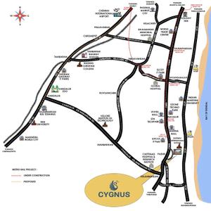Project Image of 548.83 - 778.11 Sq.ft 2 BHK Apartment for buy in S Spyka Cygnus