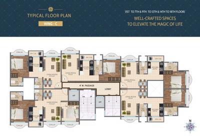 Project Image of 386.0 - 429.0 Sq.ft 1 BHK Apartment for buy in Magic Om Heights