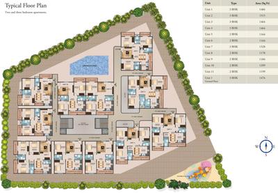 Project Image of 1164.0 - 1528.0 Sq.ft 2 BHK Apartment for buy in Sunrise Serenity
