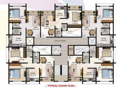 Project Image of 410.0 - 570.38 Sq.ft 1 BHK Apartment for buy in Laxmi Sai Ratanlaxmi CHSL