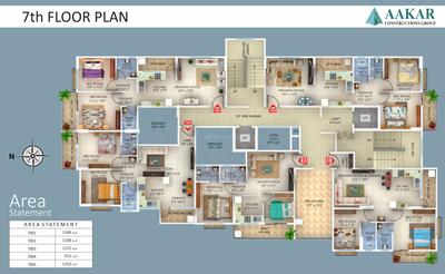 Project Image of 911.0 - 1233.0 Sq.ft 2 BHK Apartment for buy in Aakar Heights Wing B