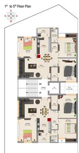 Project Image of 714.62 - 771.88 Sq.ft 3 BHK Apartment for buy in Saffron Keshar Villa Complex