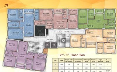 Project Image of 863.0 - 1047.0 Sq.ft 2 BHK Apartment for buy in Skyline Altura