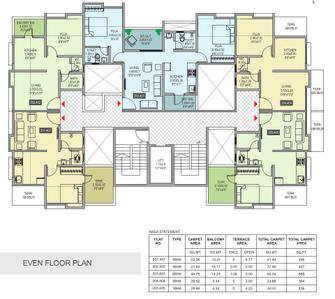 Project Image of 0.0 - 668.0 Sq.ft 2 BHK Apartment for buy in One Shriaunsh Phase II