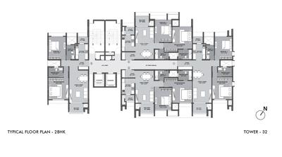 Project Image of 0.0 - 811.0 Sq.ft 2 BHK Apartment for buy in Lodha Belmondo Tower 32