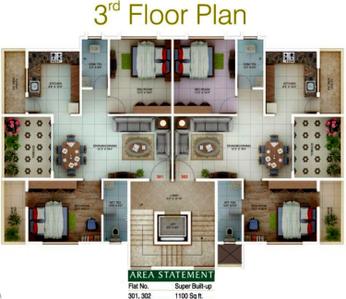 Project Image of 1050.0 - 1150.0 Sq.ft 2 BHK Apartment for buy in Om Satyam Hills